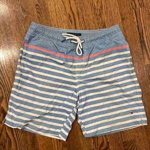 Tommy Hilfiger Men’s Striped Bathing Suit., Sz. S